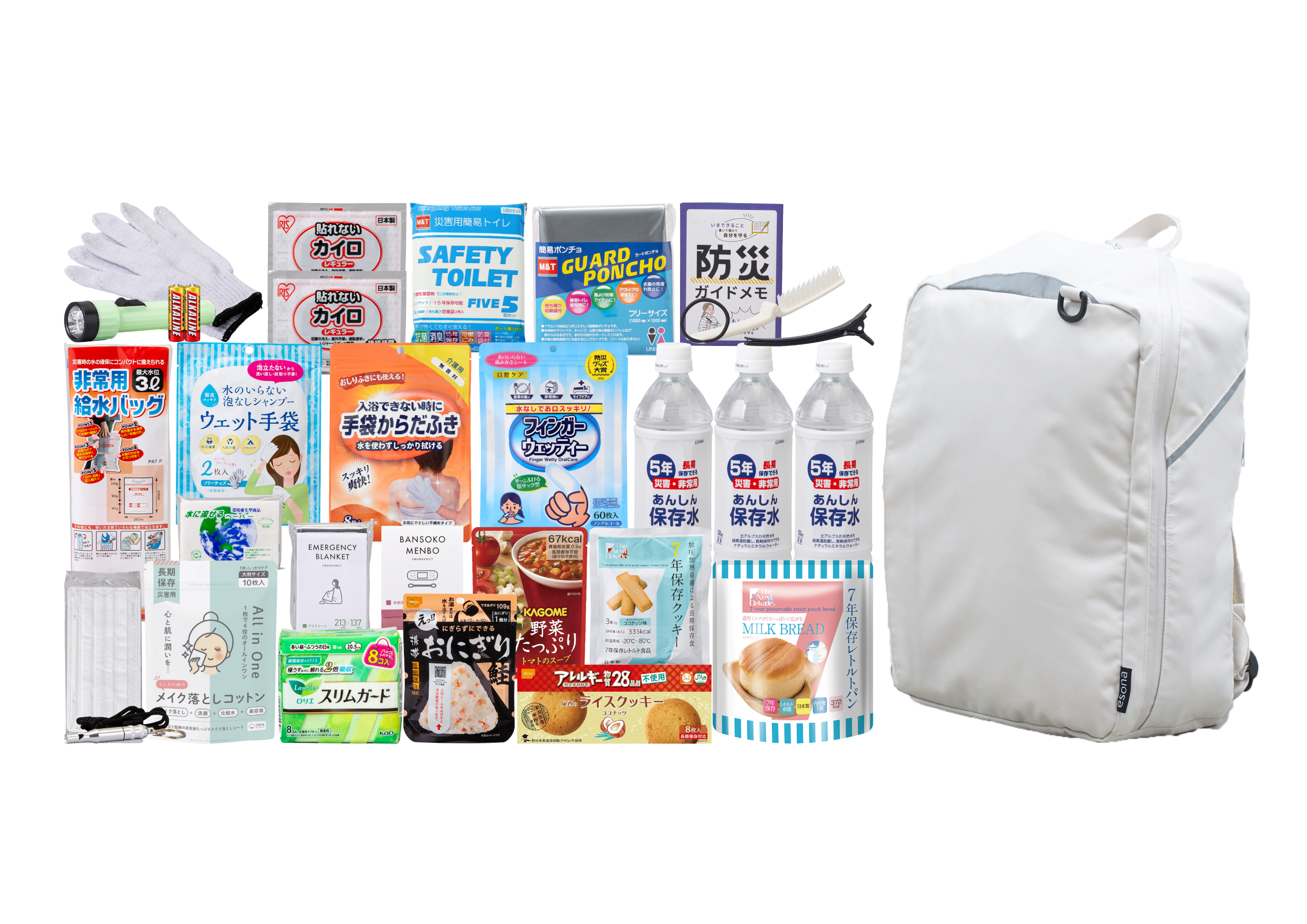 女性向け防災セット